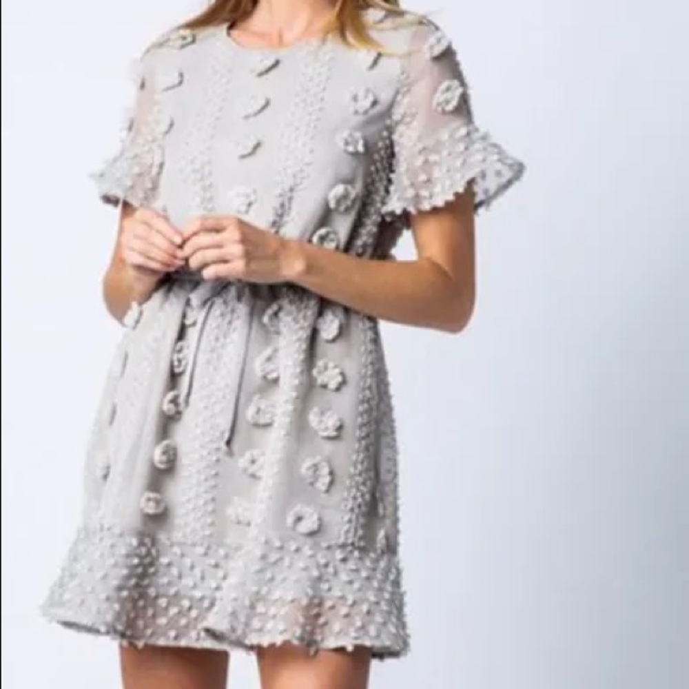 Mini Boutique Pom Pom Dress